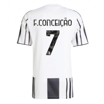 Moški Nogometni dresi Juventus Francisco Conceicao #7 Domači 2025-26 Kratek Rokav Moški Nogometni dresi Juventus Francisco Conceicao #7 Domači 2025-26 Kratek Rokav